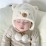 Cute Winter Warm Kids Girl Boys Baby Hats Fleece Wool Hemming Caps with Ball Solid Wool Ear Protection Hats Soft Newborn Bonnet